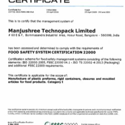 FSSC 22000 - Manjushree